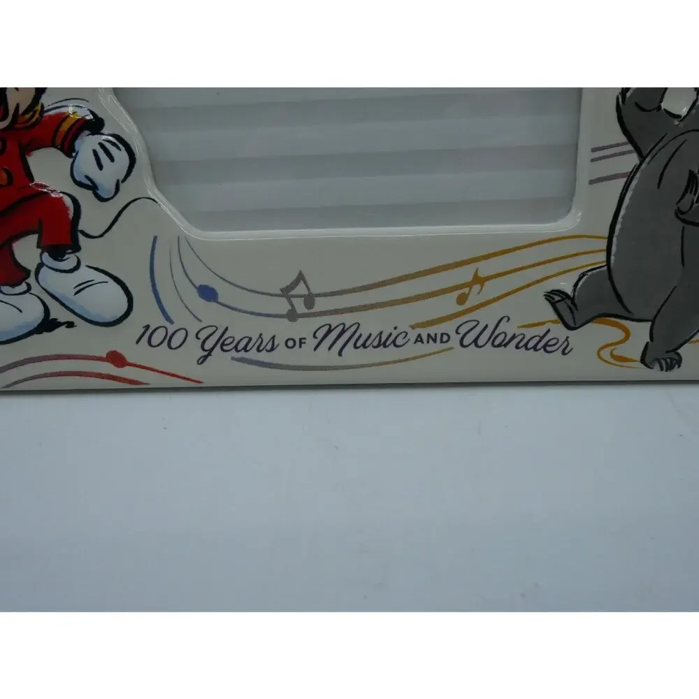 Disney 100 Years Music and Wonder Character Frame 4 x 6 Woody Stitch Mickey
